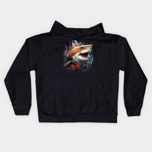 Shark Rainbow Kids Hoodie